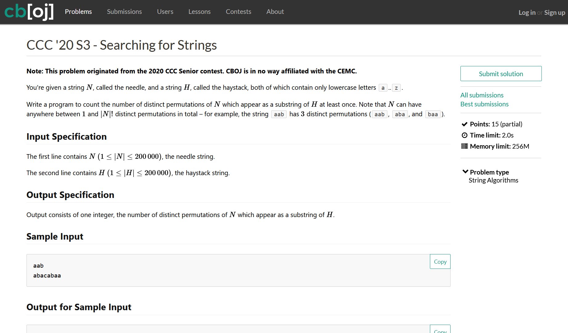 CBOJ Screenshot